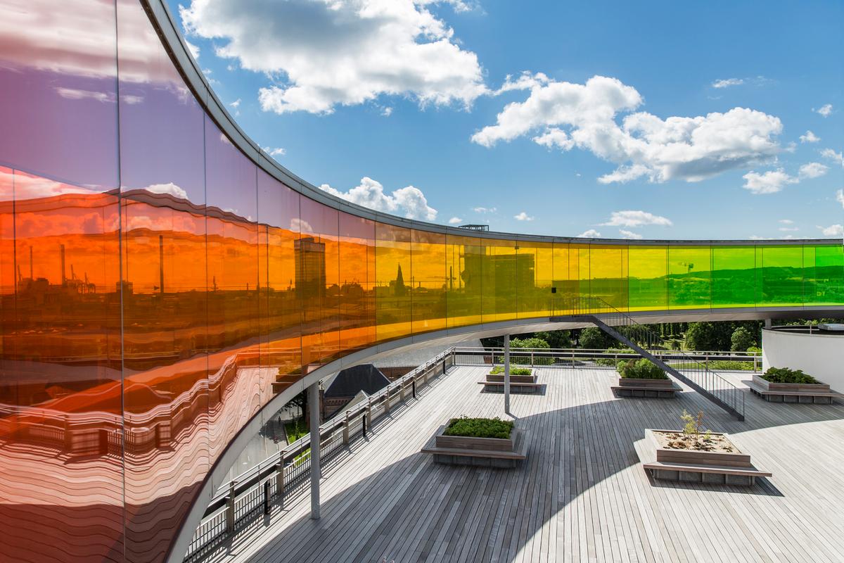 Your rainbow panorama, 2011, Olafur Eliasson ARoS Aarhus Kunstmuseum Photo Anders Trærup, Aarhus media center