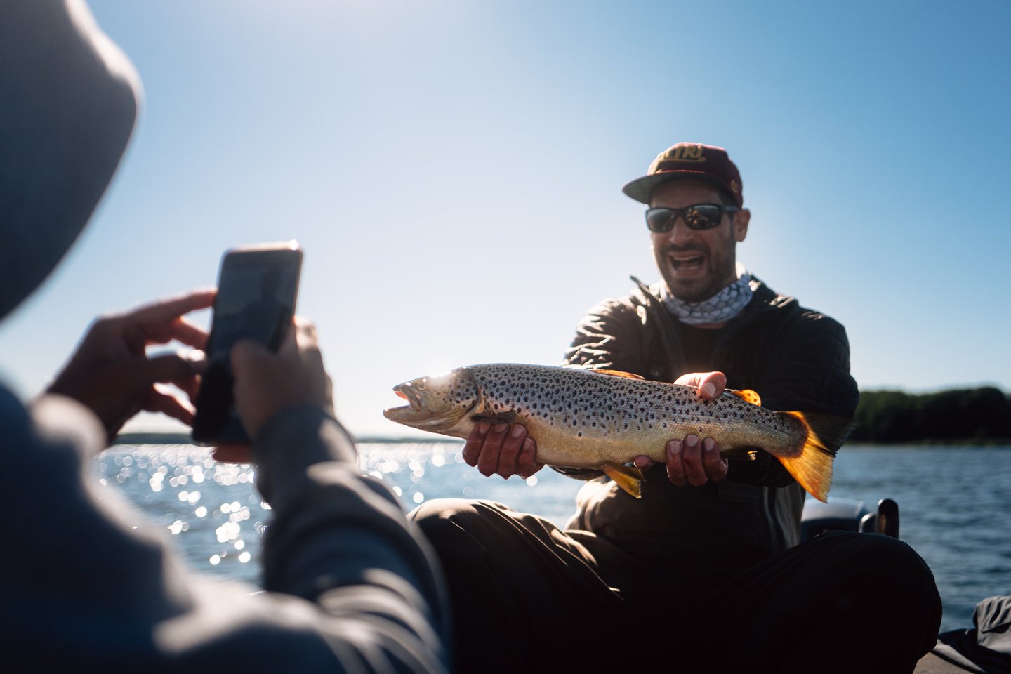 Vissen in het Mariager Fjord