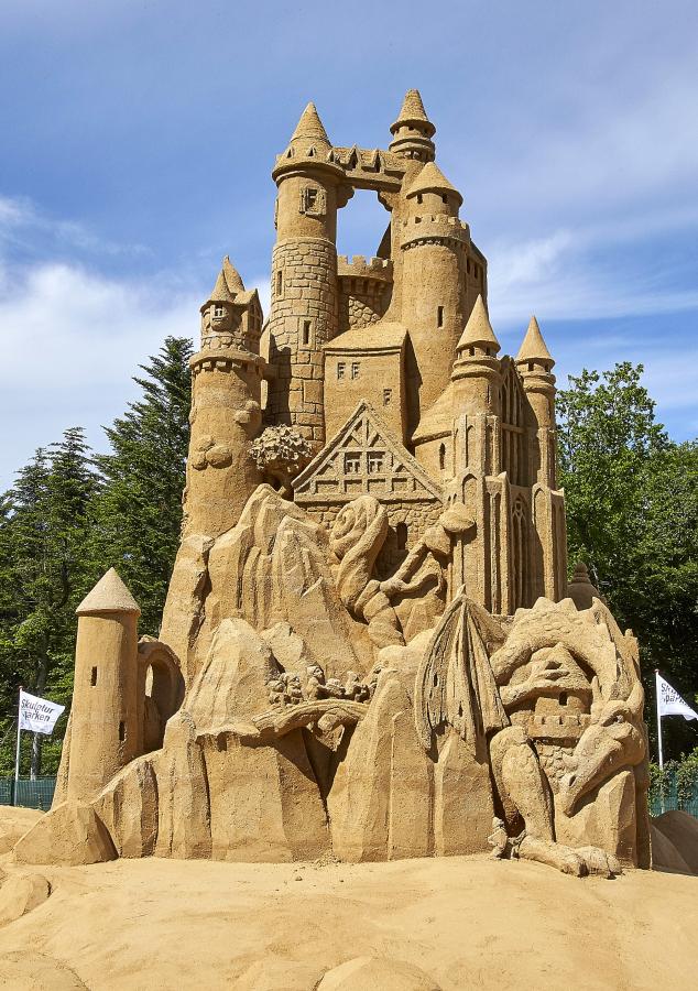 sand castle blokhus by poul nymark
