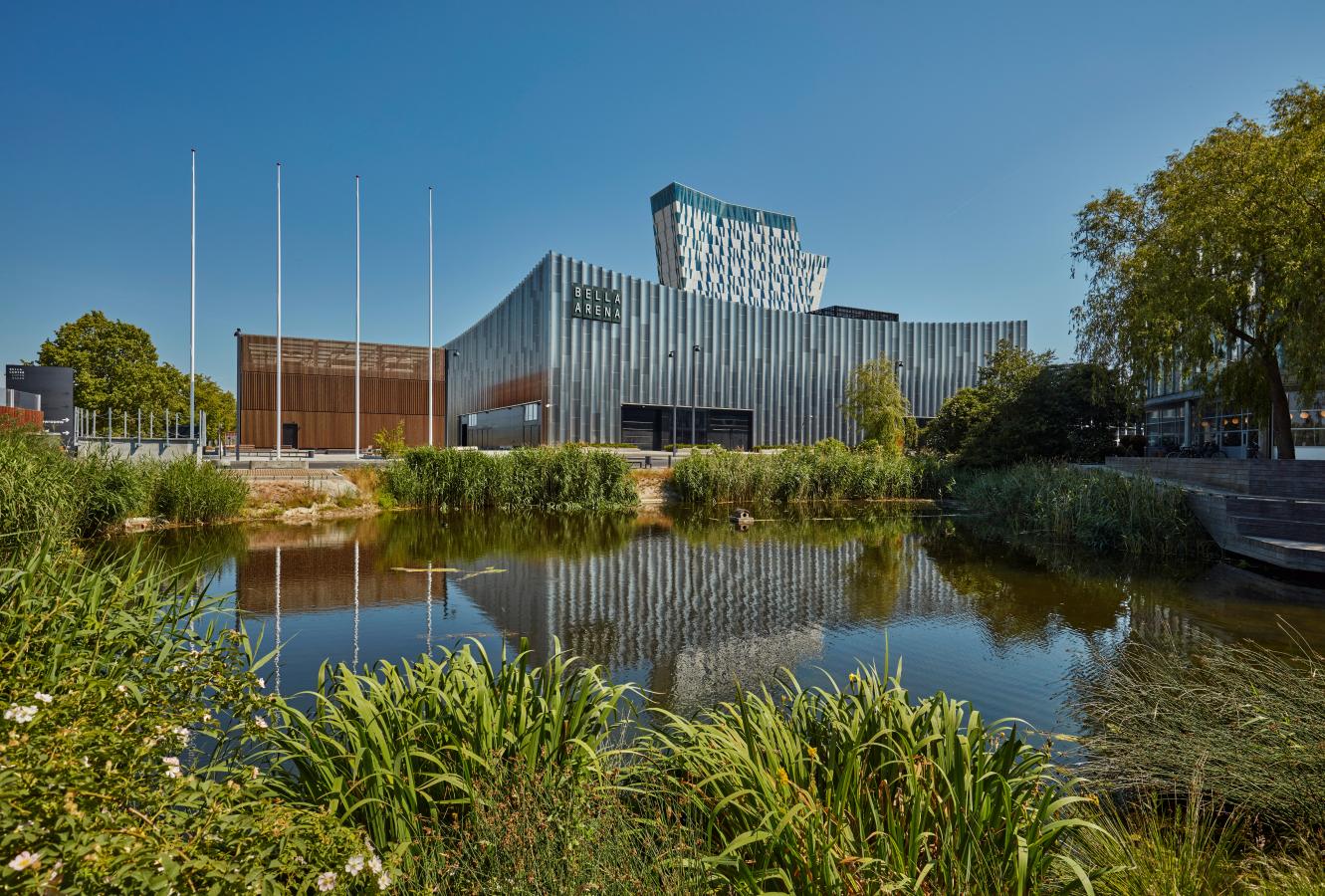 Bella Arena in Copenhagen seen from the water side