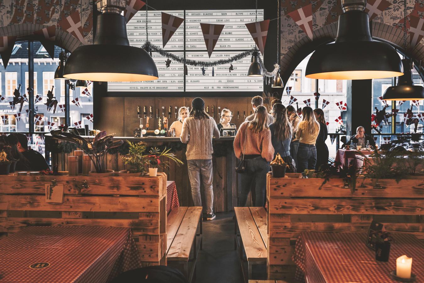 Anarkist brew pub in Odense