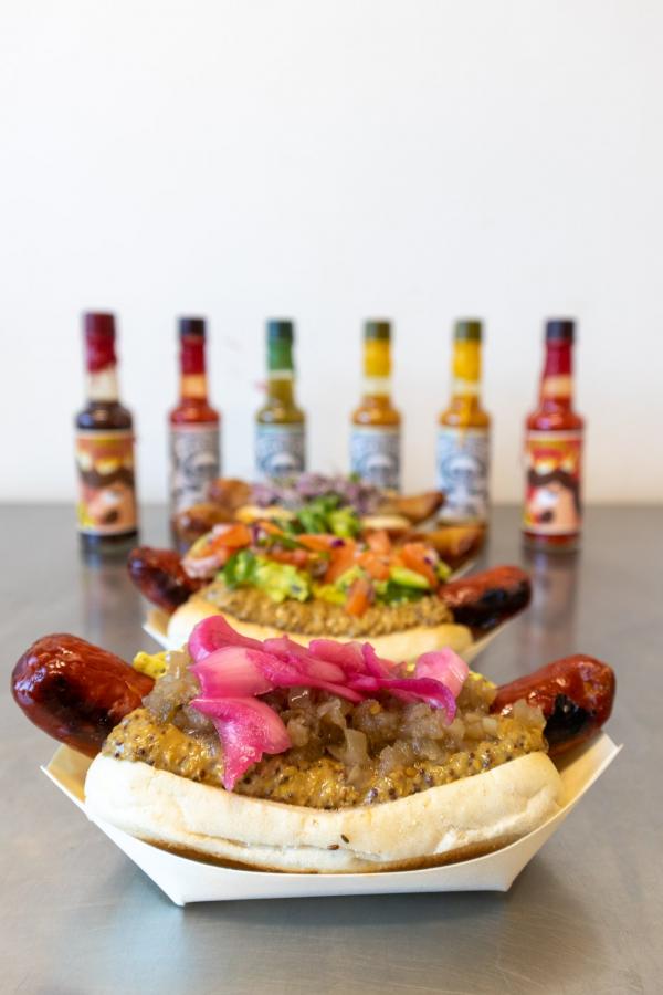 Hotdog from Johns Hotdog Deli in Copenhagen