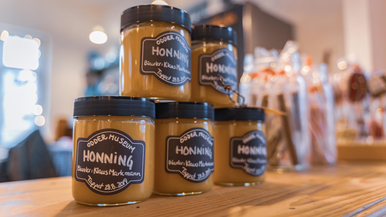 Odder museum, honey products