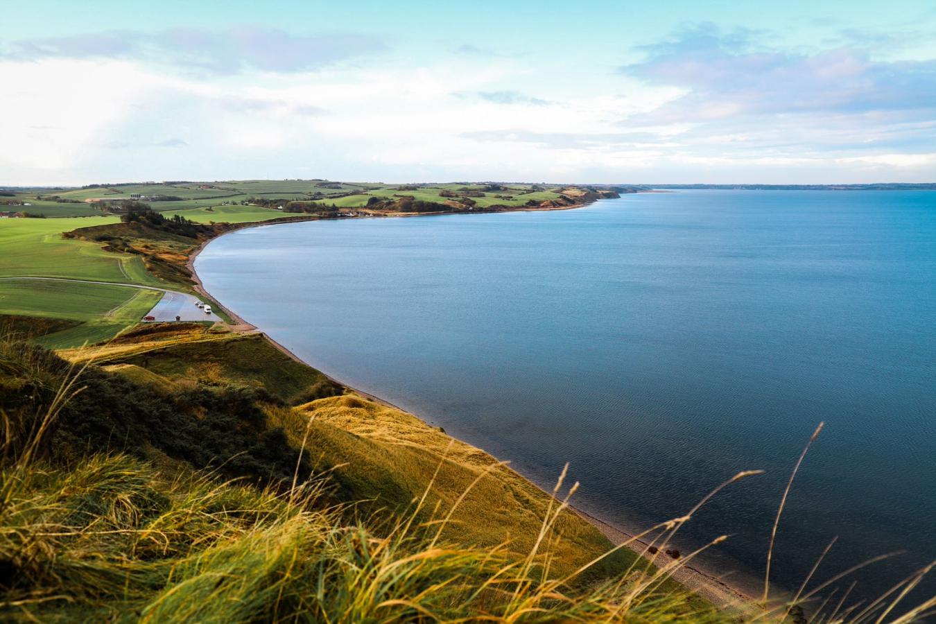 Bild vom Limfjord in Nordjütland, Dänemark.