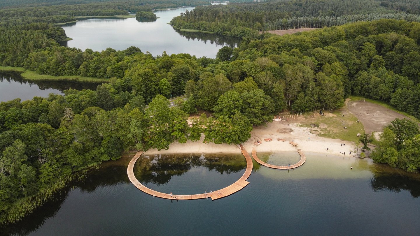 Almind Lake in Silkeborg