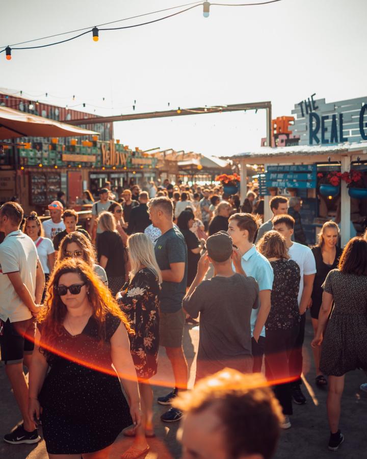 Reffen street food market in Copenhagen