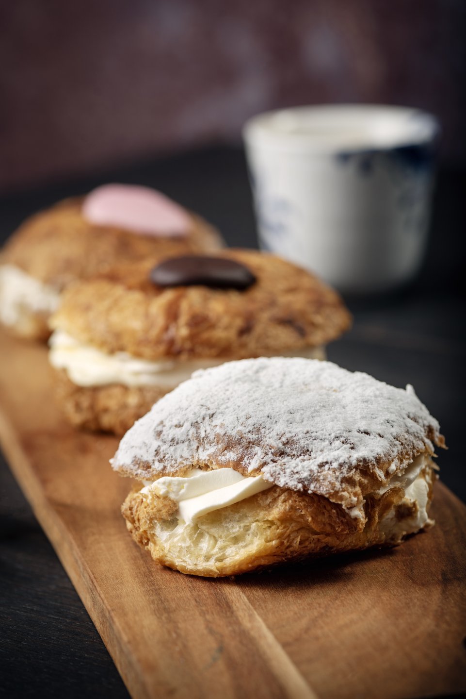 Fastelavnsboller, a special type of cake from Denmark