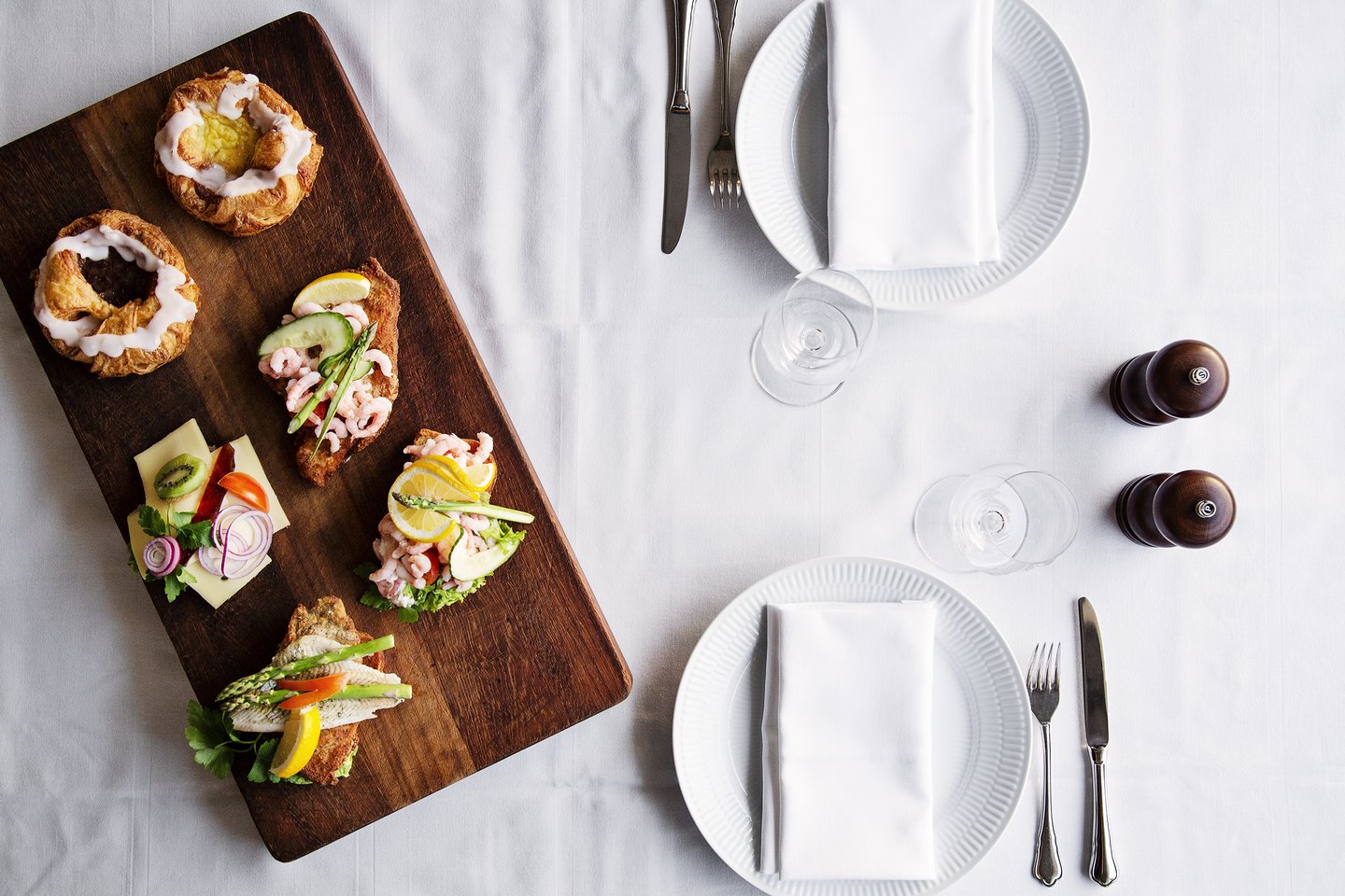 Nymindegab Kro, Food plate from above