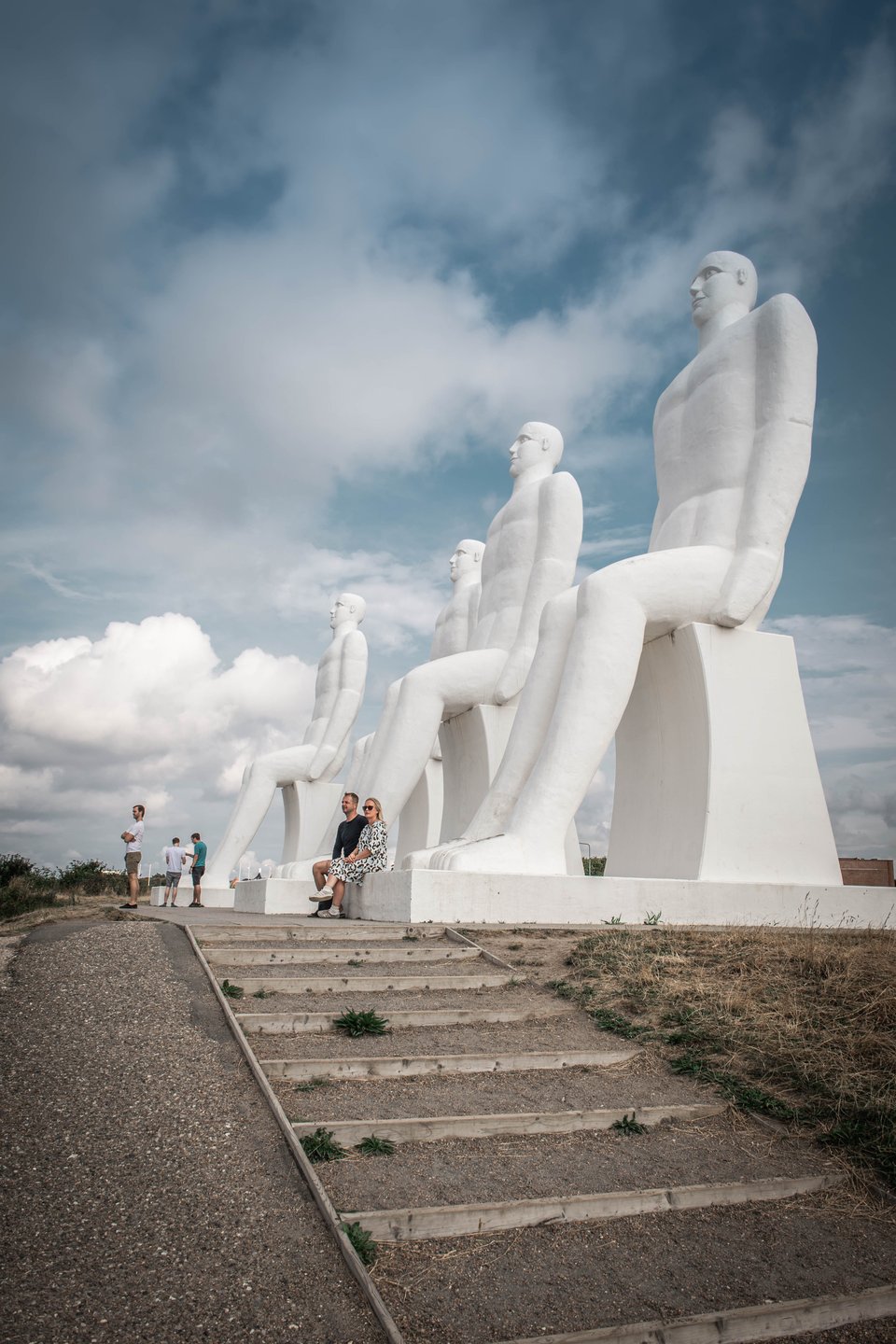 Skulptur "Mennesket ved havet" i Esbjerg