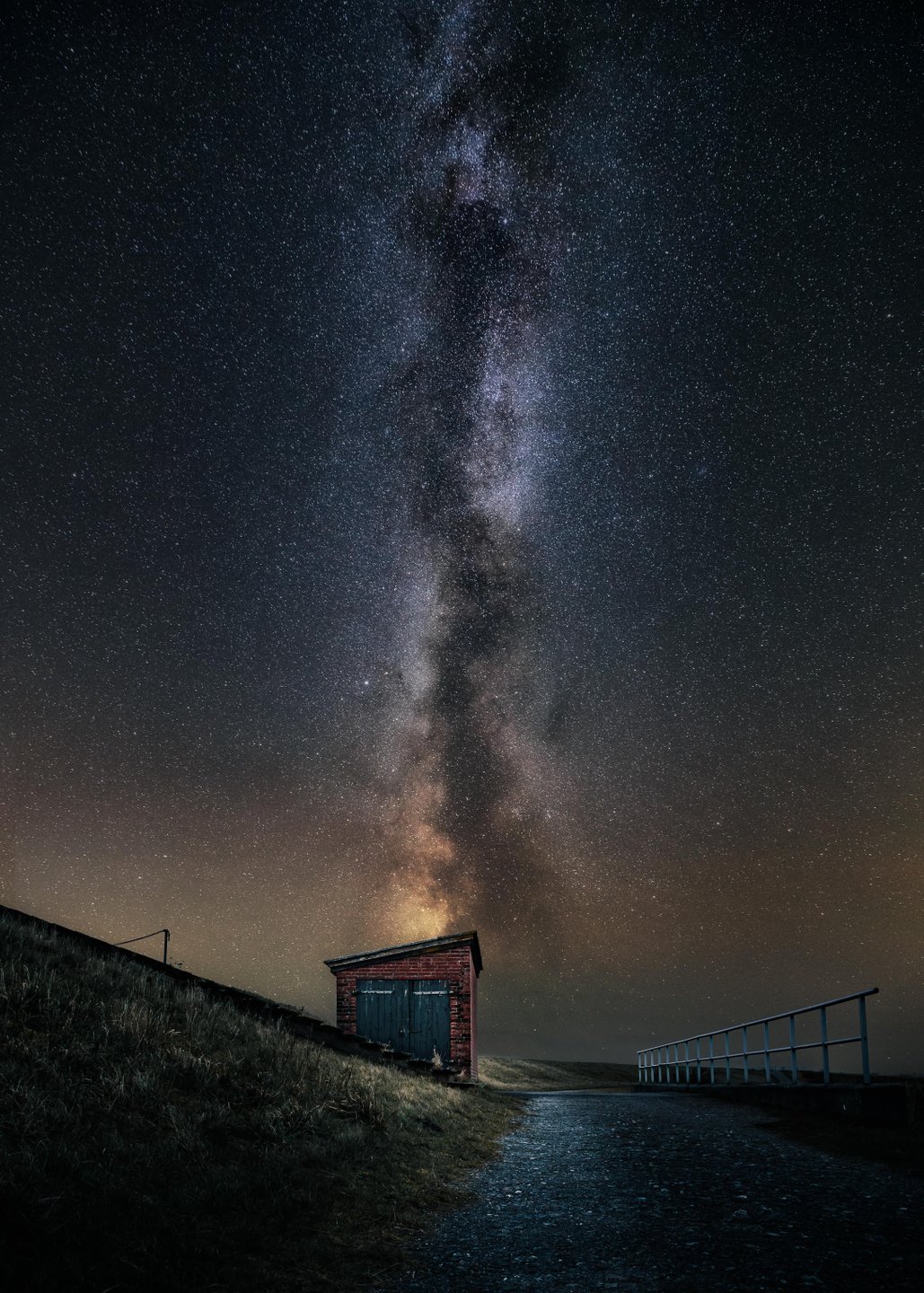 Mørk stjernehimmel ved Dark sky Park på Mandø