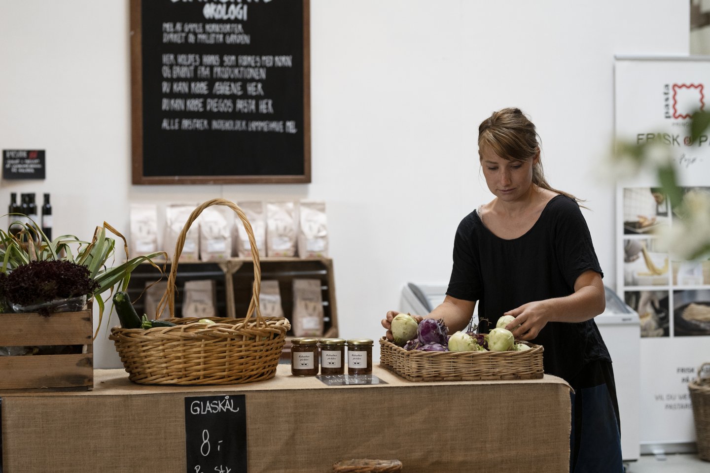 Gårdsbutikk i Lolland-Falster. Spis kortreist mat på ferien til Lolland-Falster, Danmark