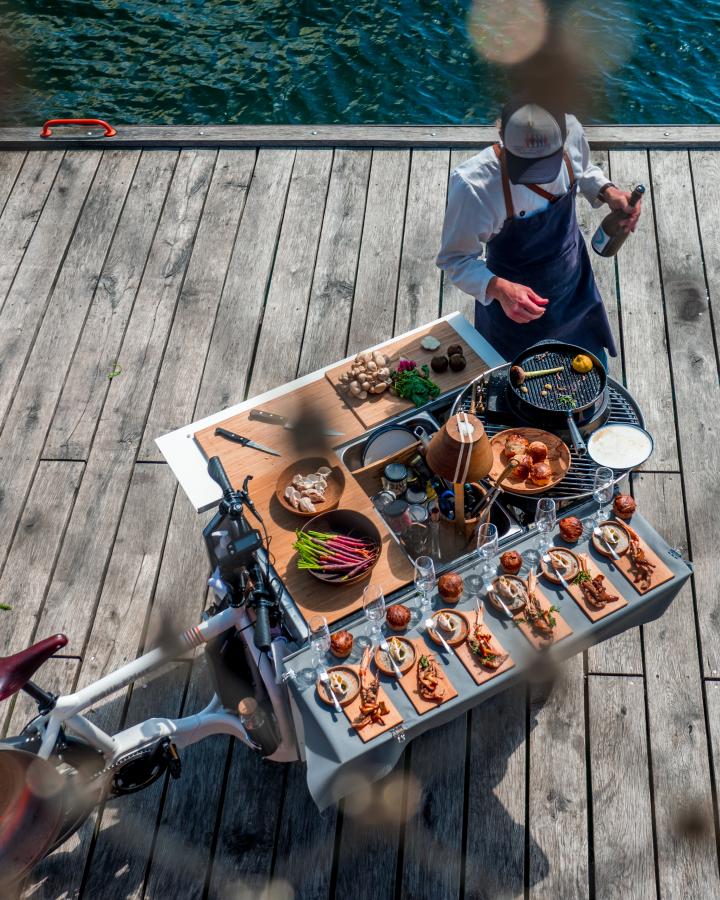 Cykelkokken, a gourmet cycling bike tour in Copenhagen, Denmark