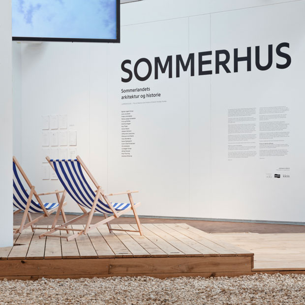 Ein Bild von der „Sommerhus“-Ausstellung im Utzon Center