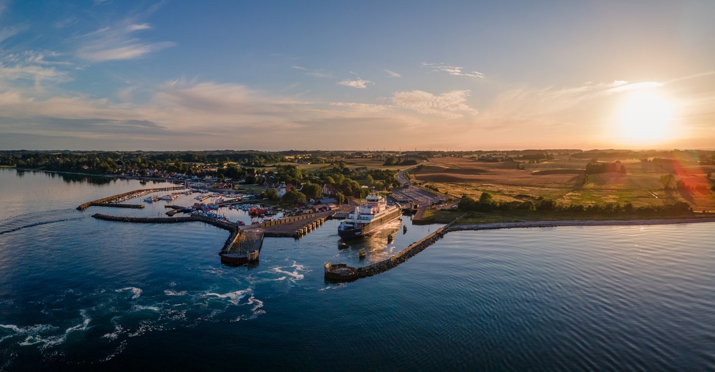 Spodsbjerg Harbour in Fyn