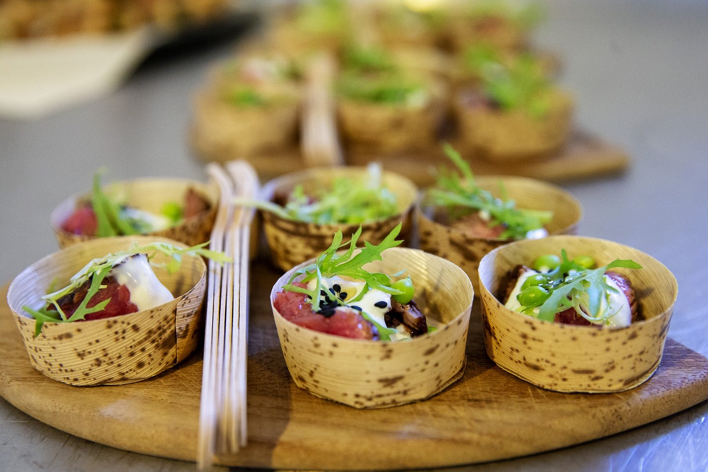 Mat ved Krenkerup Bryggeri i Lolland-Falster, Danmark