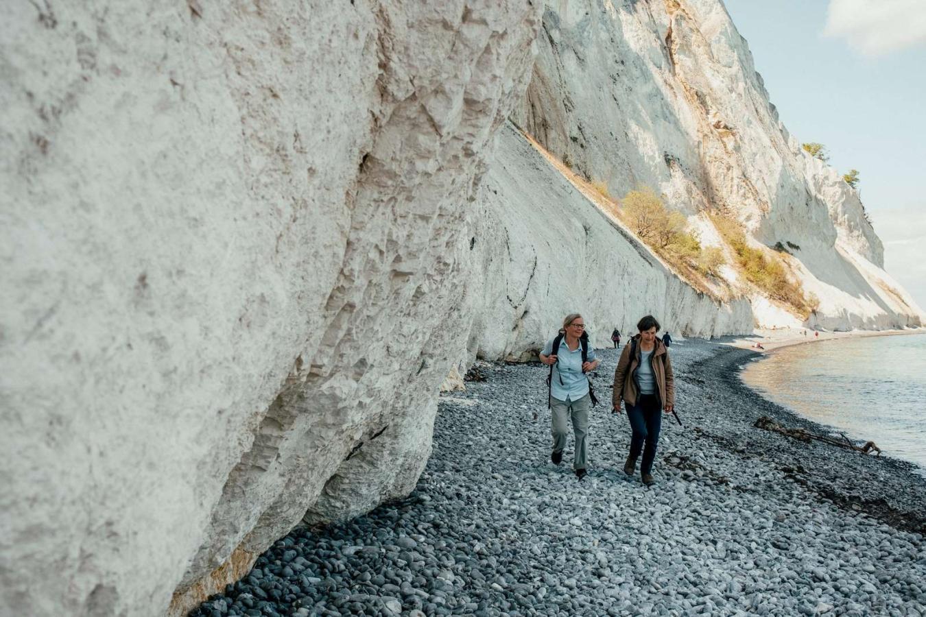 Wandern auf dem Camøno auf Møn, Dänemark