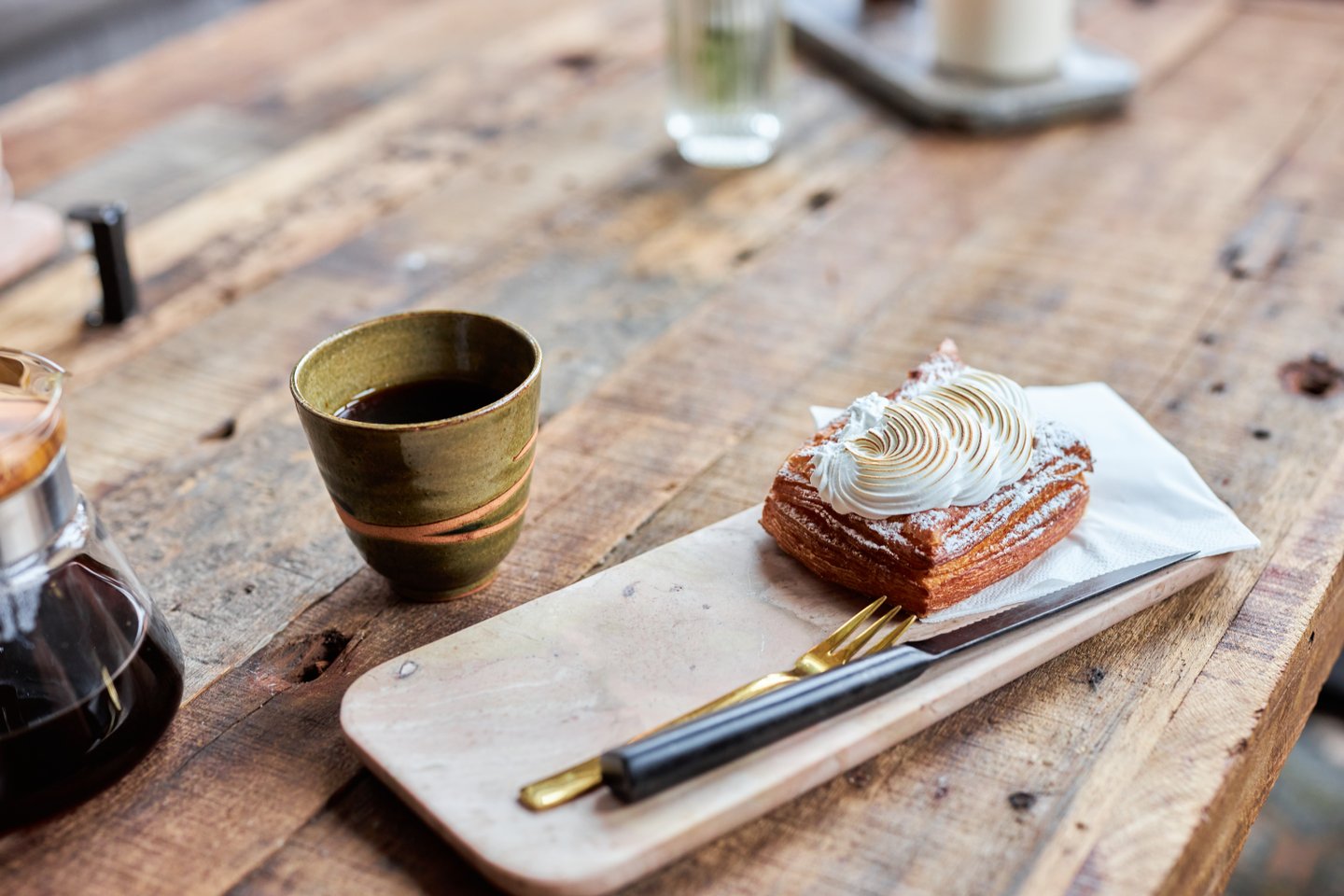 Coffee and cake in Aalborg, Denmark's fourth biggest city in North Jutland