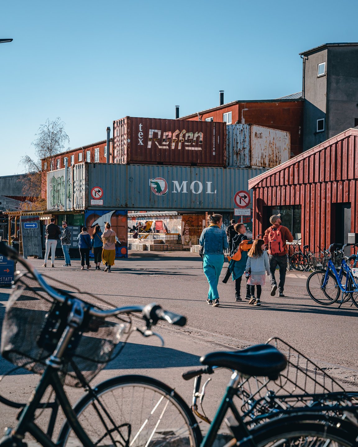 Reffen street food market in Copenhagen