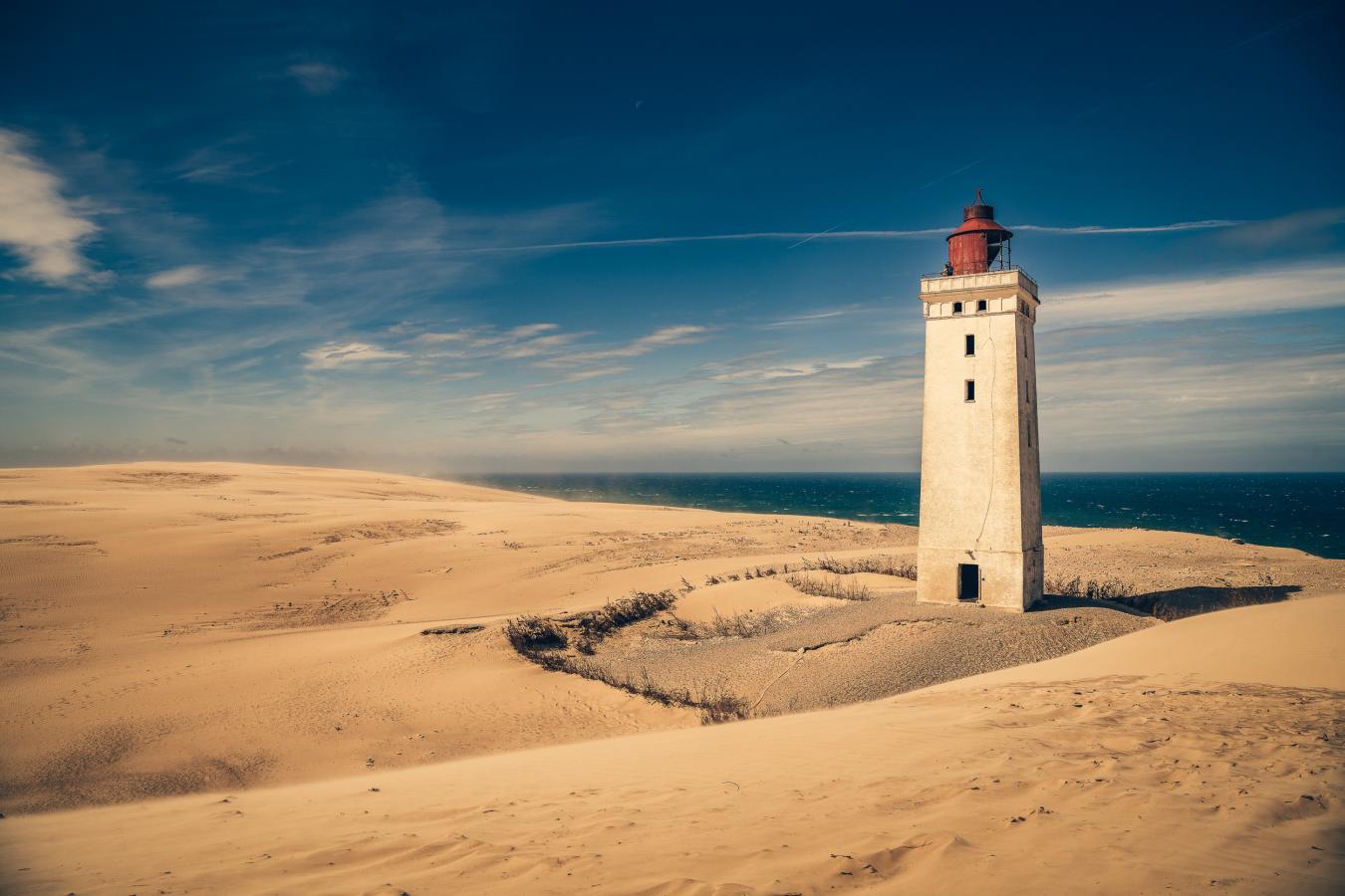 Rubjerg Knude på Nordjylland, Danmark