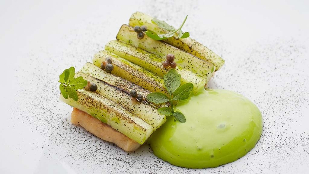 Pent anrettet mat fra restaurant Textur i Aalborg