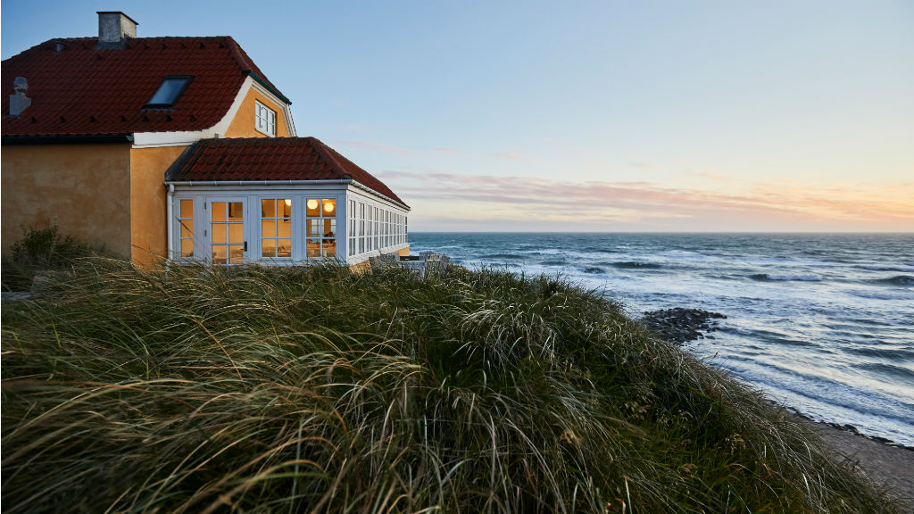Restaurant Villa Vest i Lønstrup, Danmark
