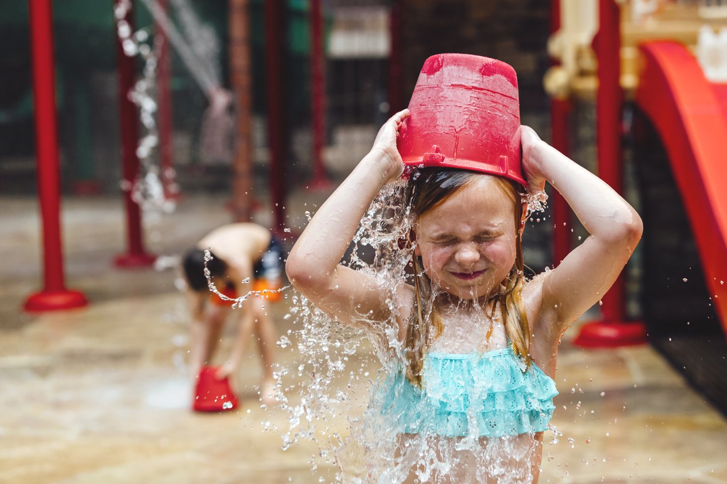 Lalandia Billund - pige med vand