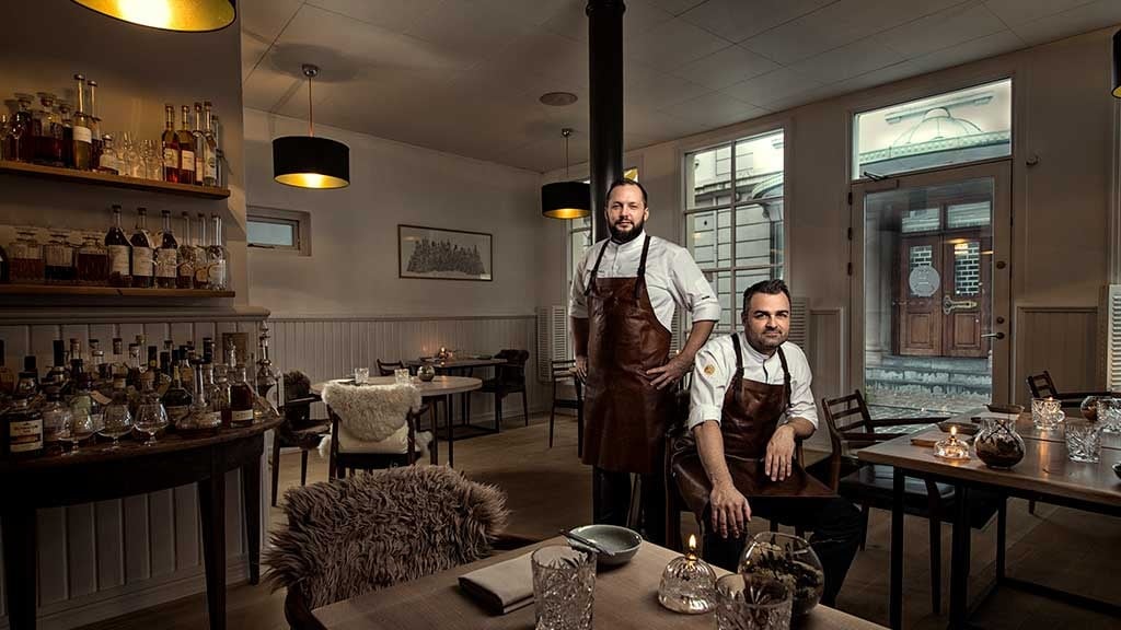 The two chef's at Restaurant Gastromé
