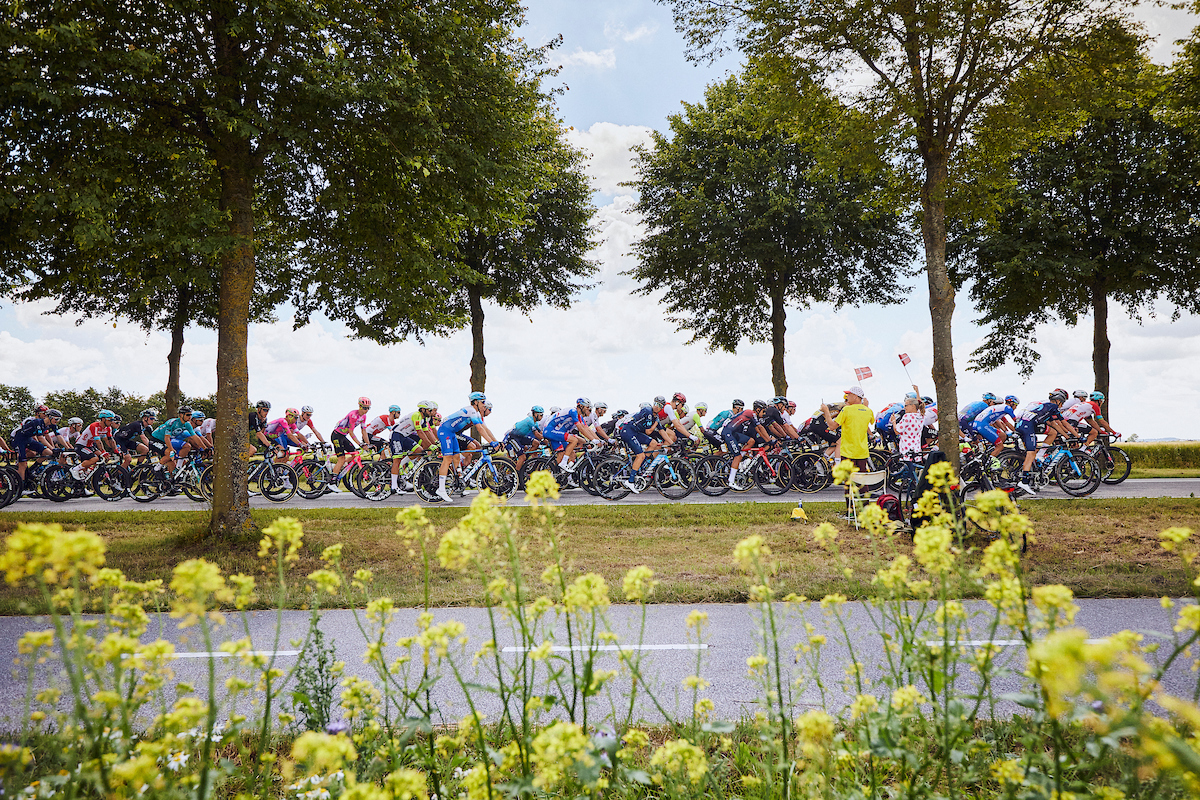 Grand Depart feltet etape Roskilde-Nyborg