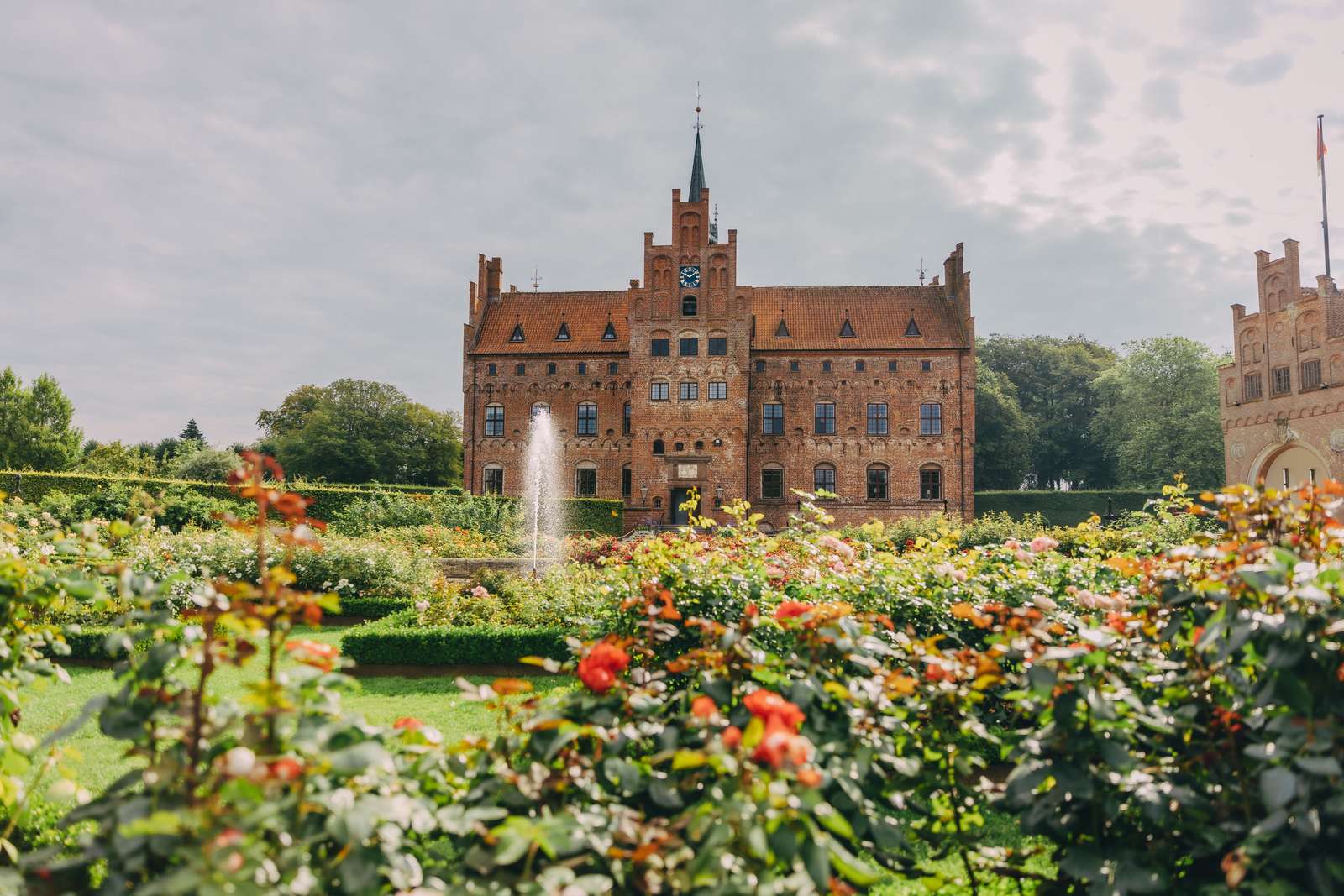 Egeskov Slot on Danish island Fyn