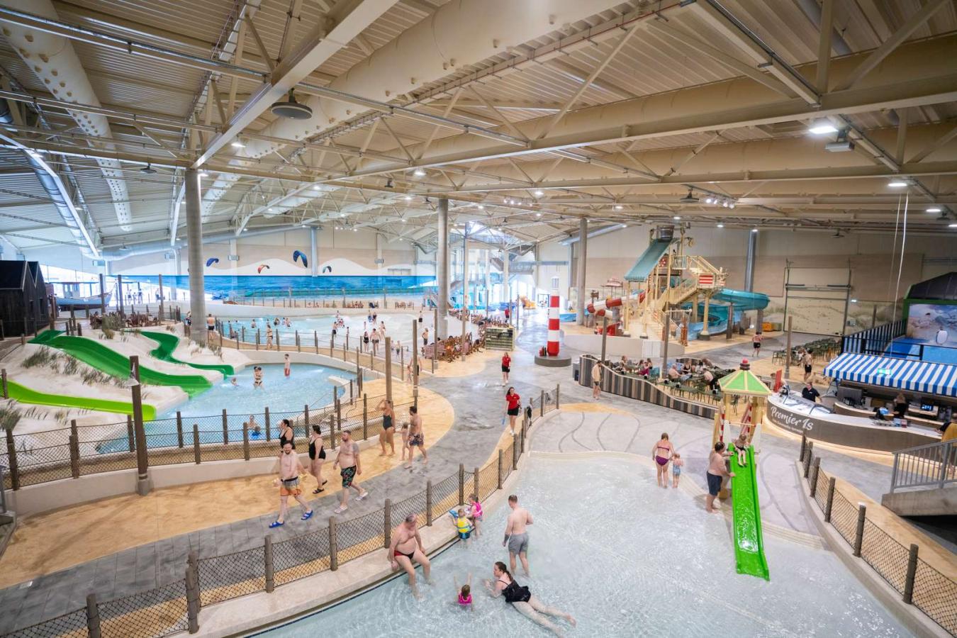 Vannpark Lalandia i Søndervig ved Vesterhavet i Danmark