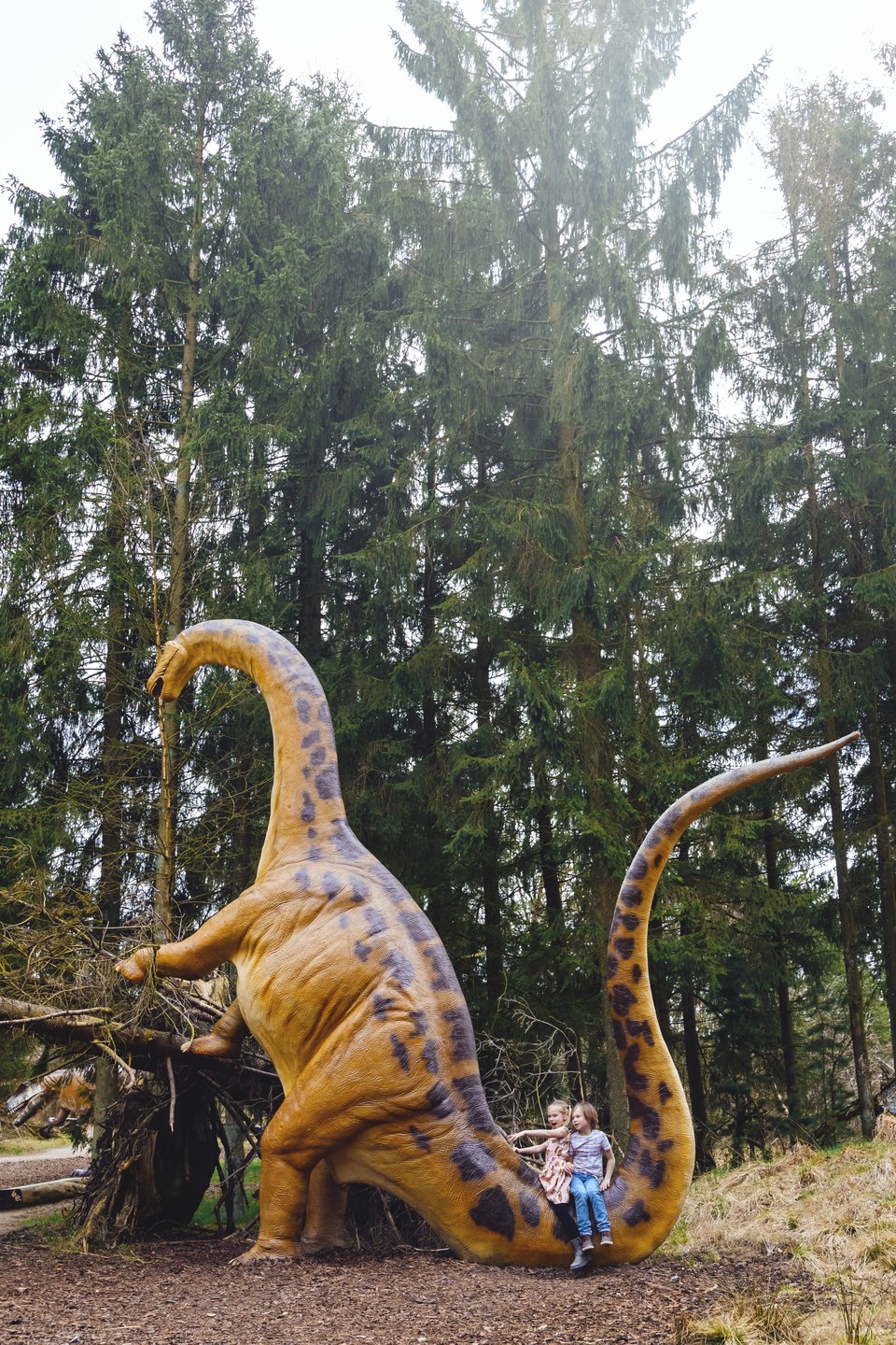 Givskud Zoo Dinosaur Park Kids Playing