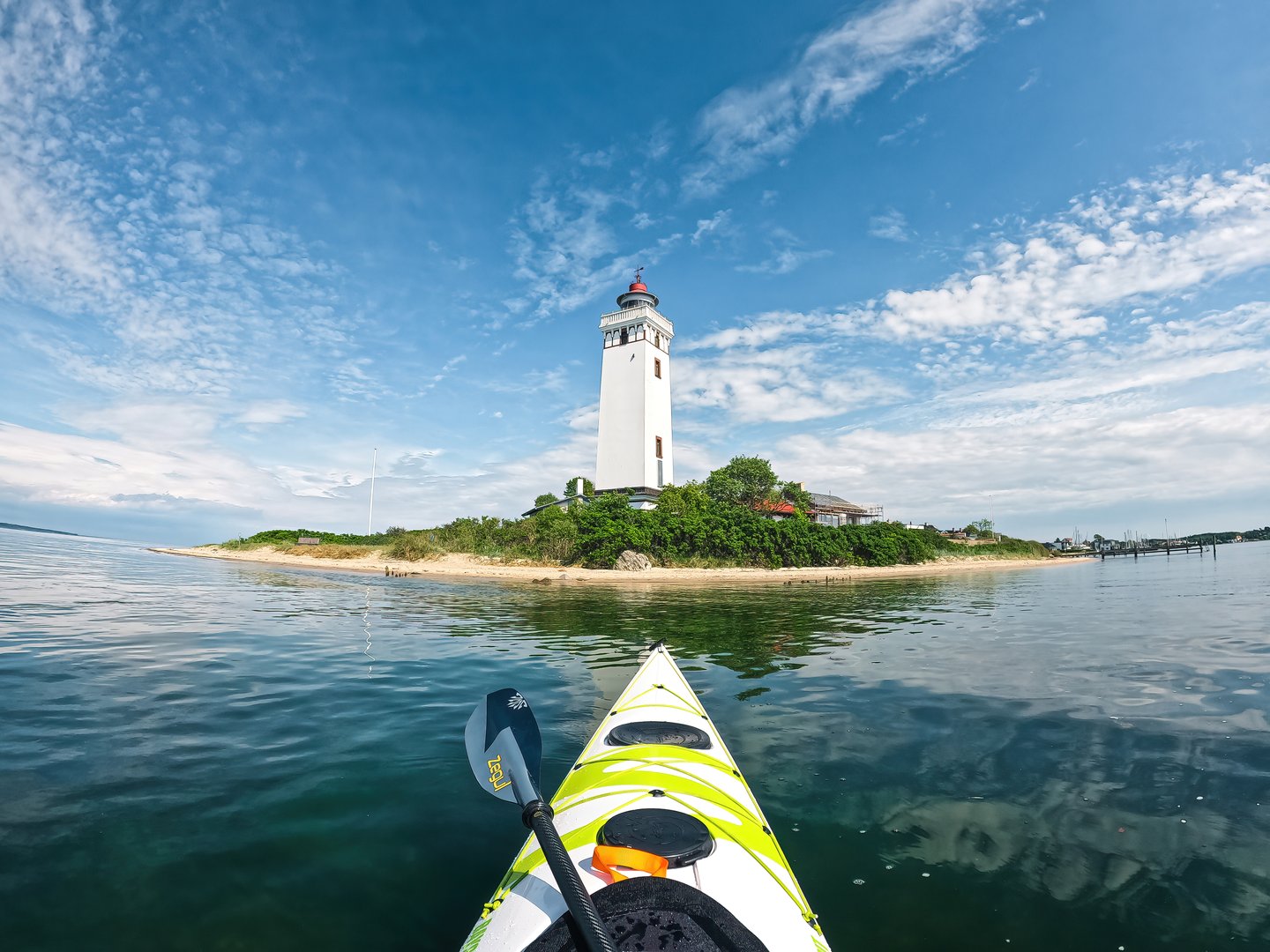 Kayak Stribfyr Middelfart Fyn Lighthouse