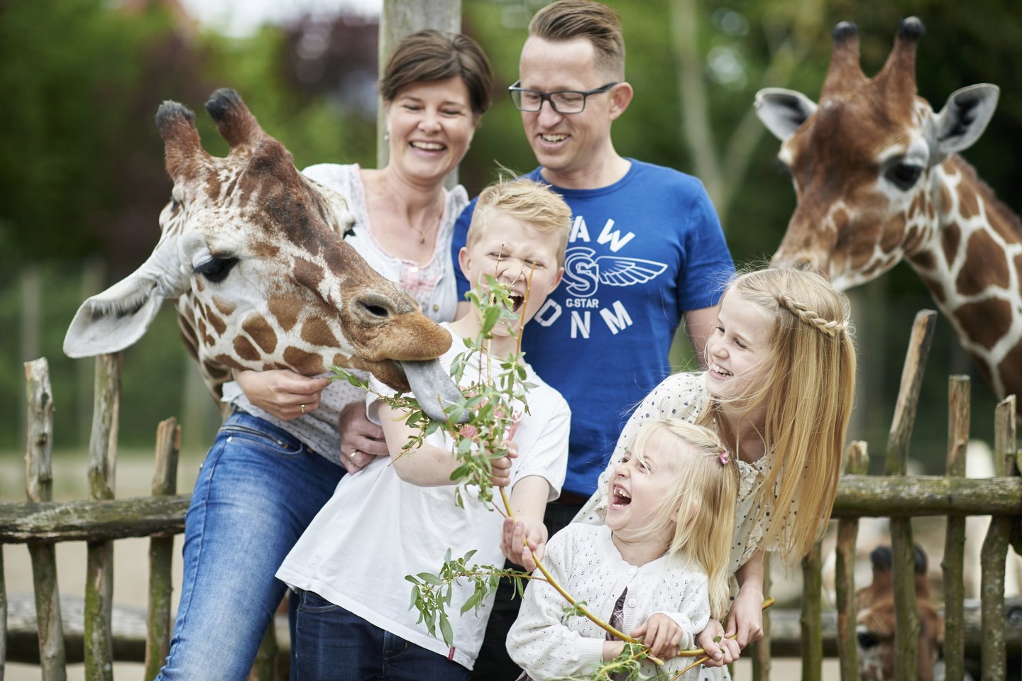 Children in Odense Zoo on Fyn