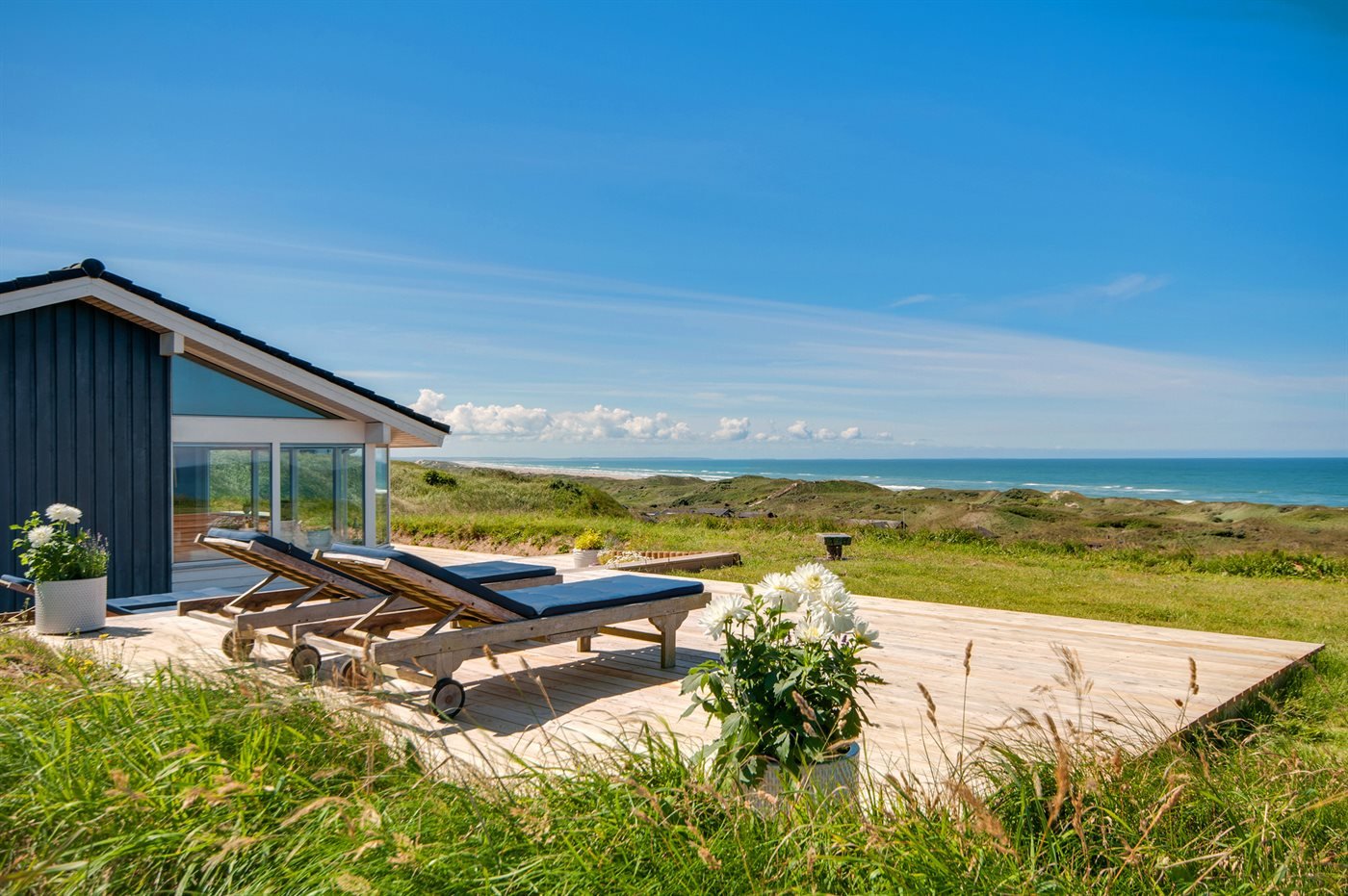 Sol og Strand vakantiehuis aan het strand in Denemarken