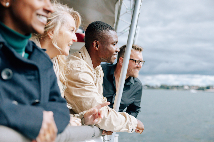 Whale Safari on a boat in the Heart of Jutland, Denmark