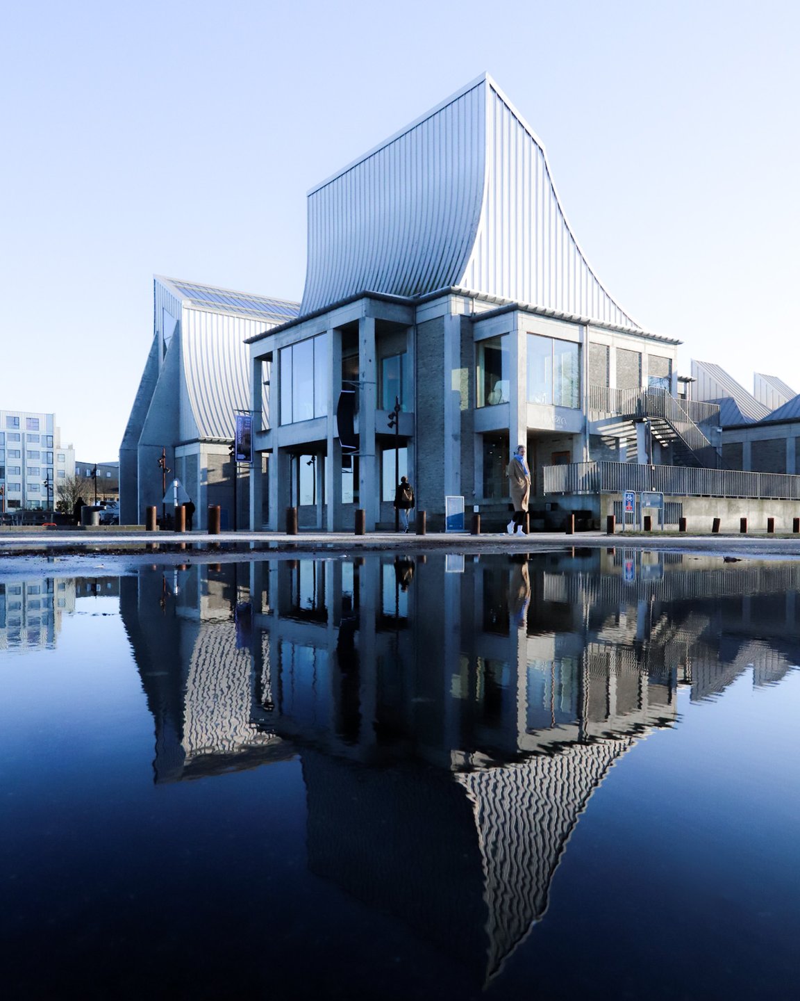 Utzon Center in Aalborg, Noord-Denemarken