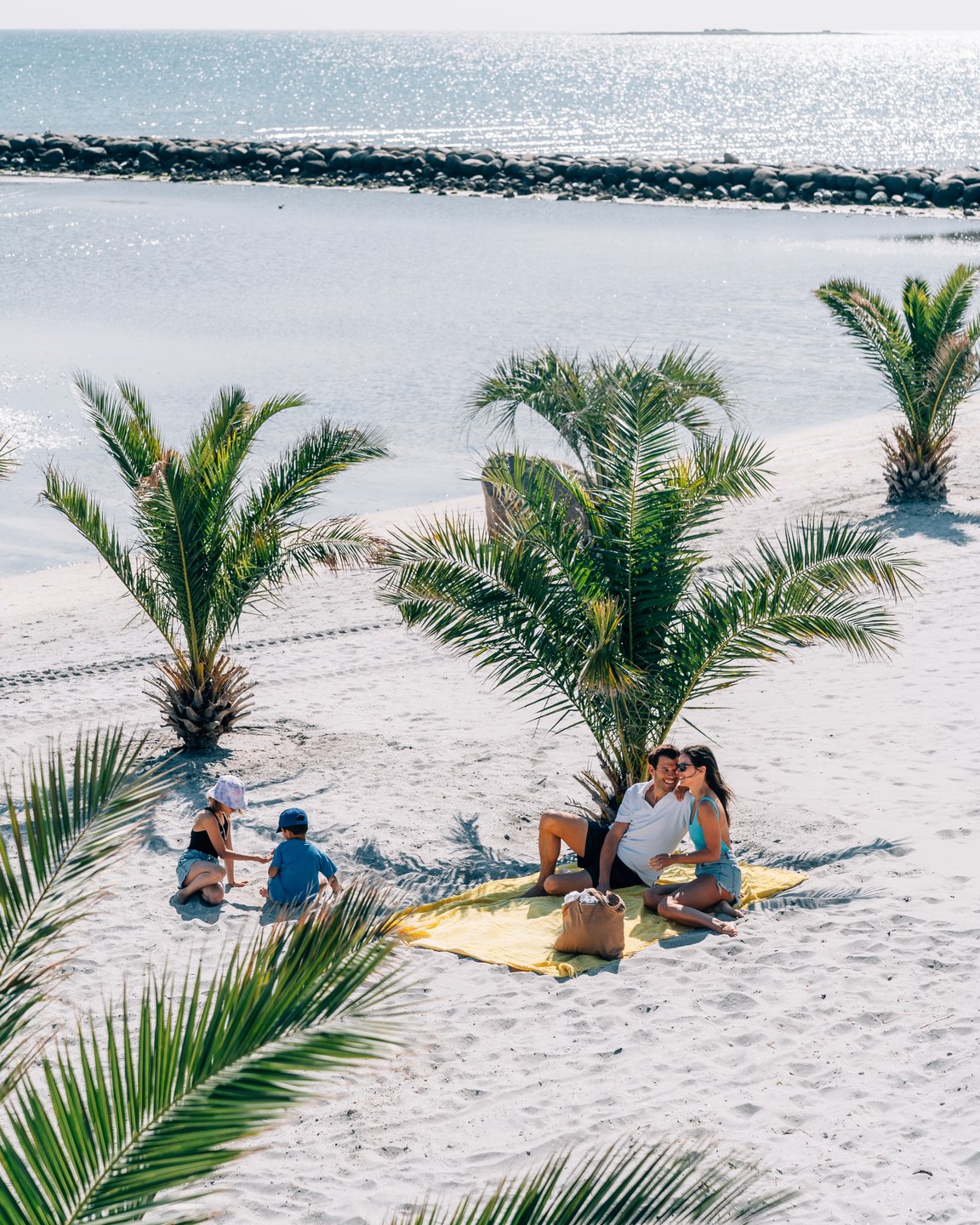 Palmestranden i Frederikshavn i Nordøstjylland i Danmark