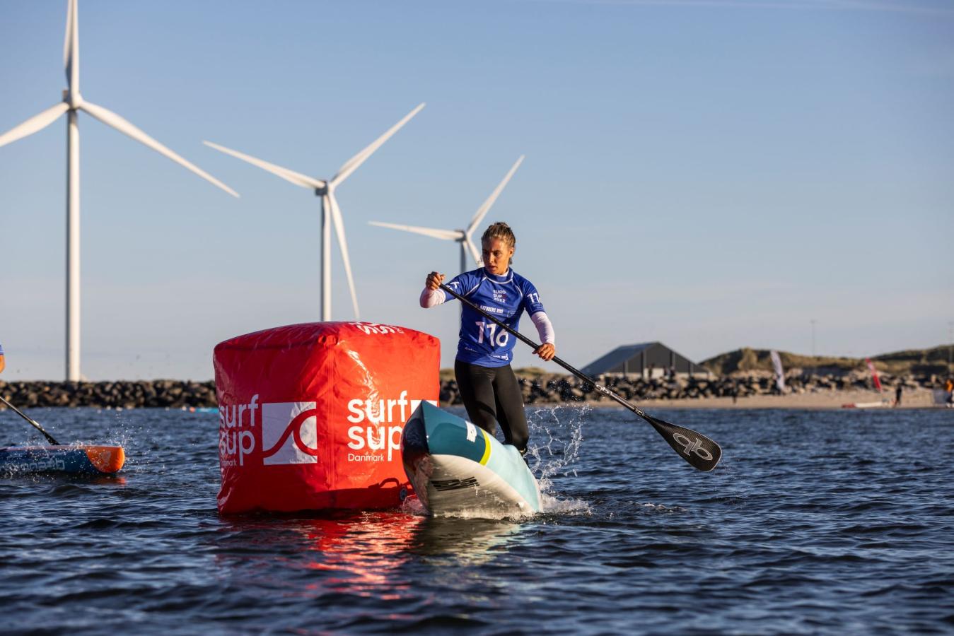 SUP during the WATERZ festival in Hvide Sande, Denmark
