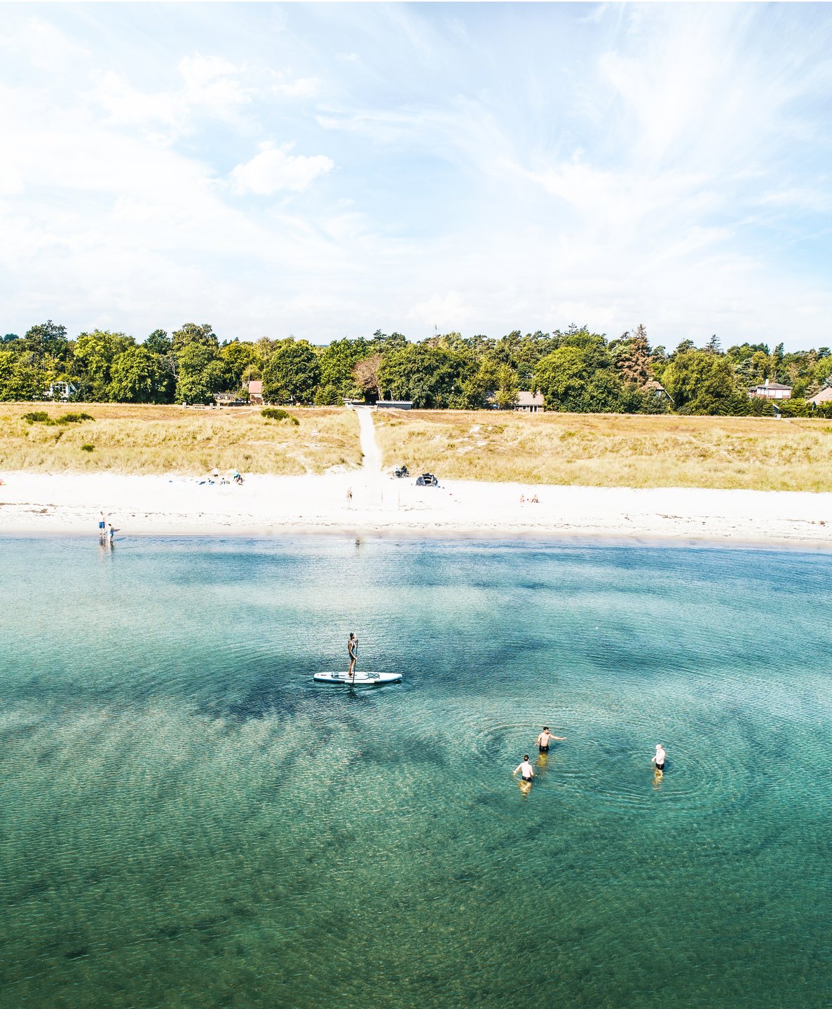 SUP at Marielyst beach in Lolland-Falster