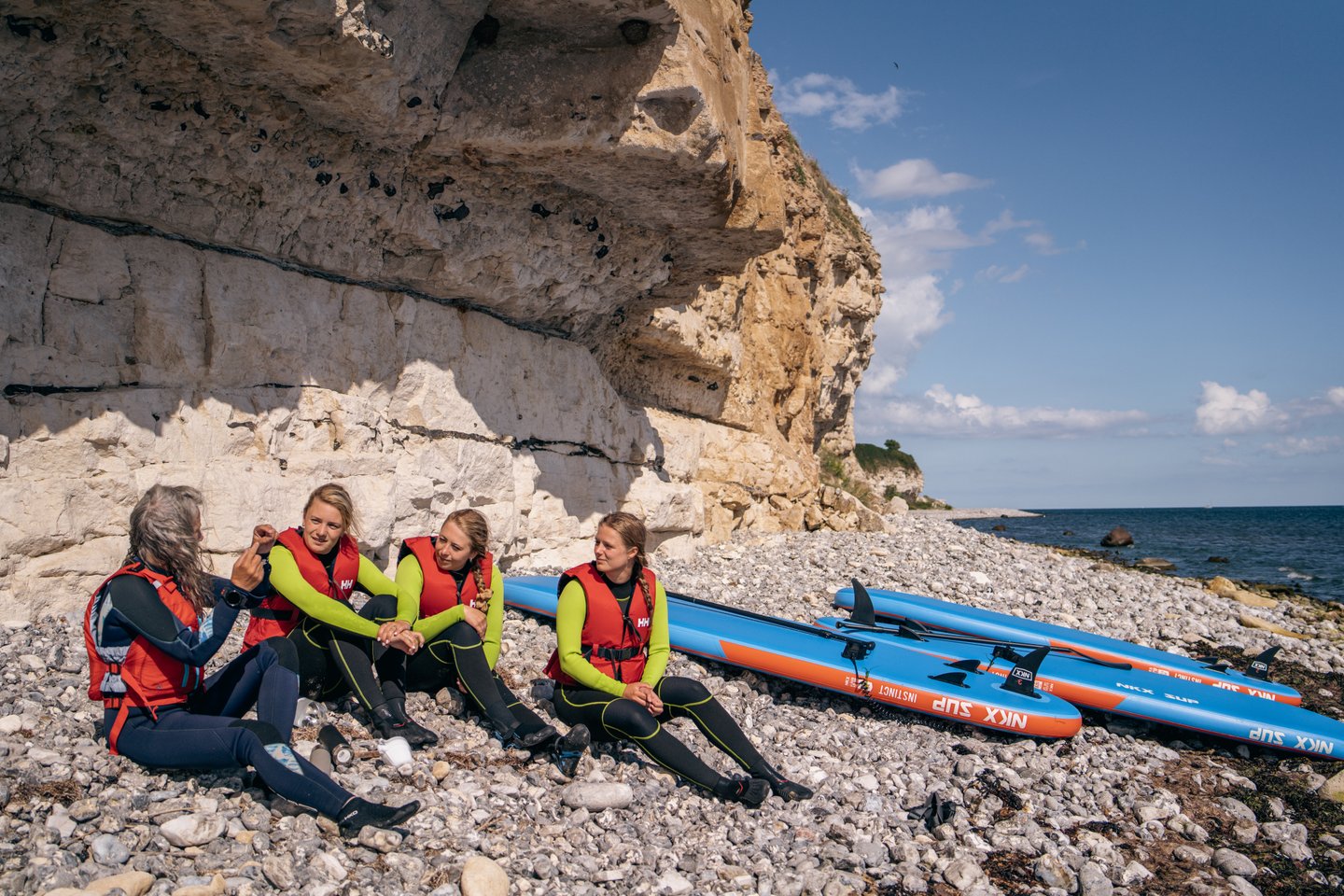 SUP at Stevns Klint, South Zealand