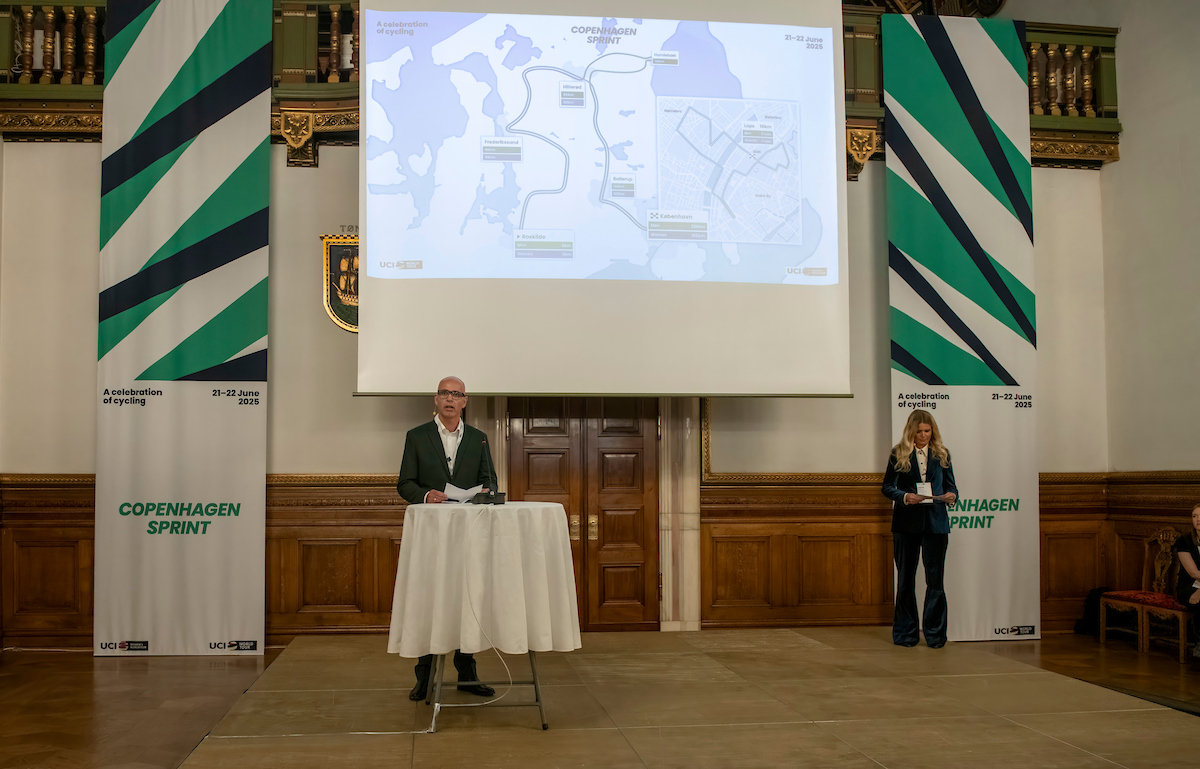 Lancering af ruten til Copenhagen Sprint 2024 