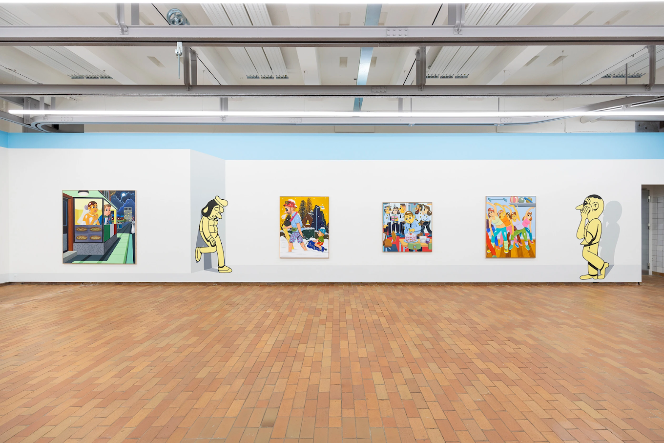 Paintings in the V1 Gallery