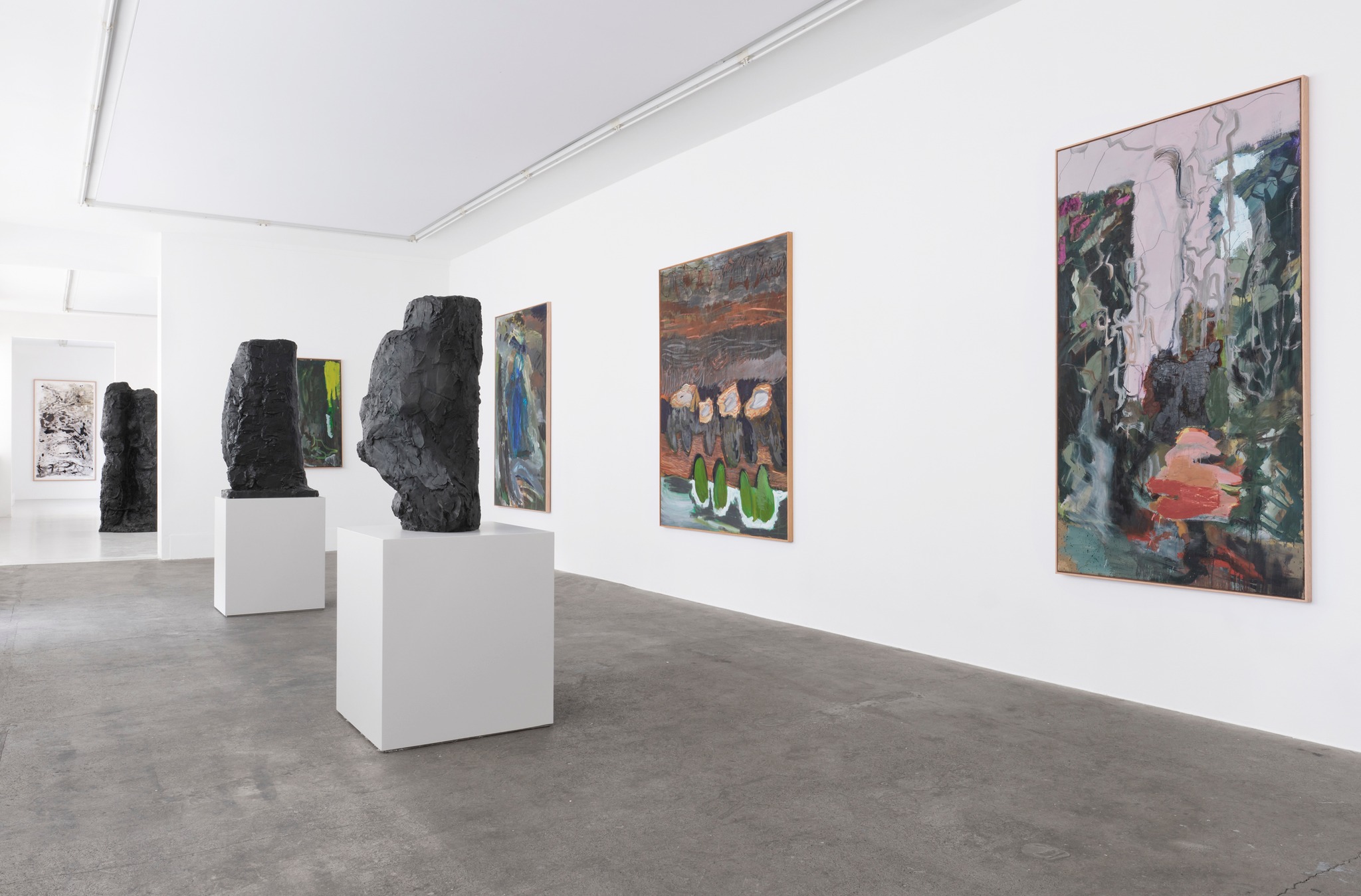 Painting inside the Gallery Bo Bjerggaard