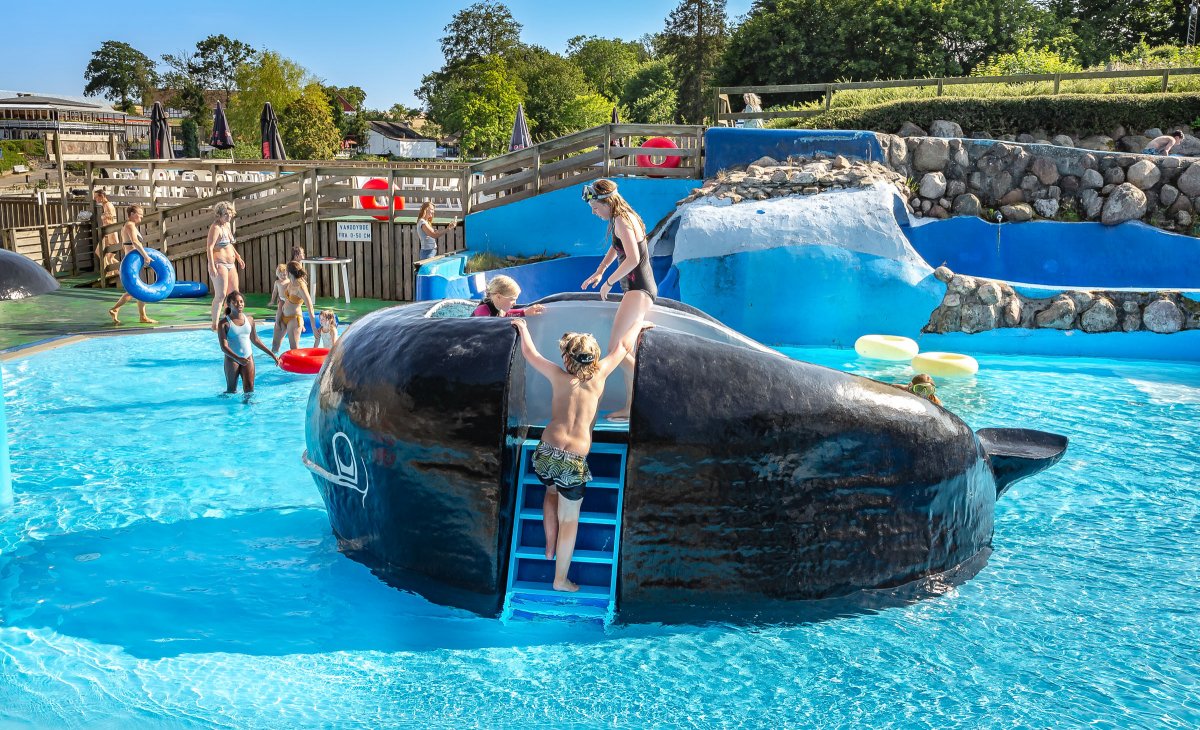 A waterslide in Brændesgårdshaven