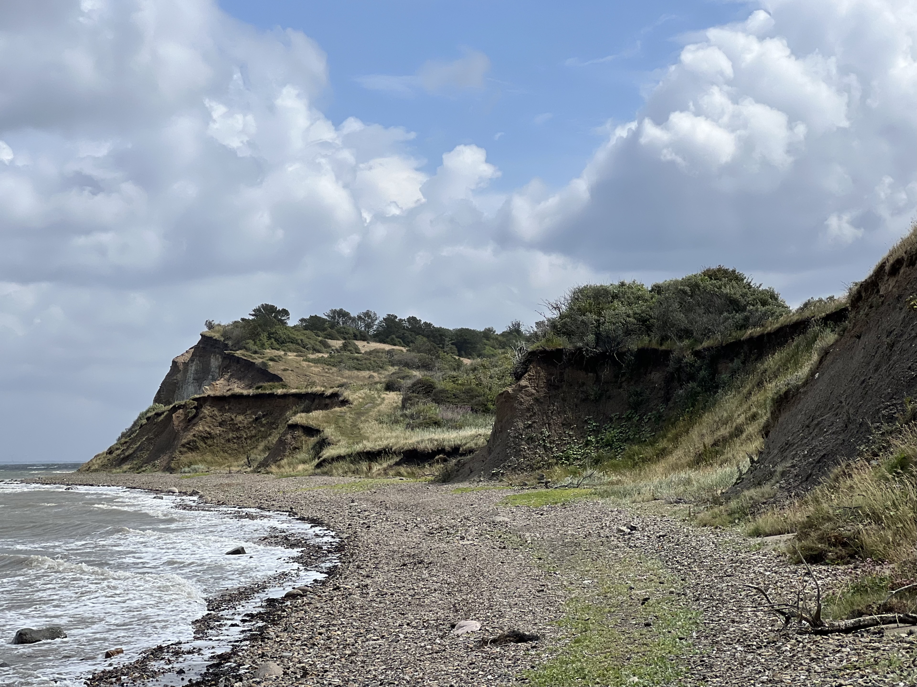 Het Deense eiland Fur in het Limfjord