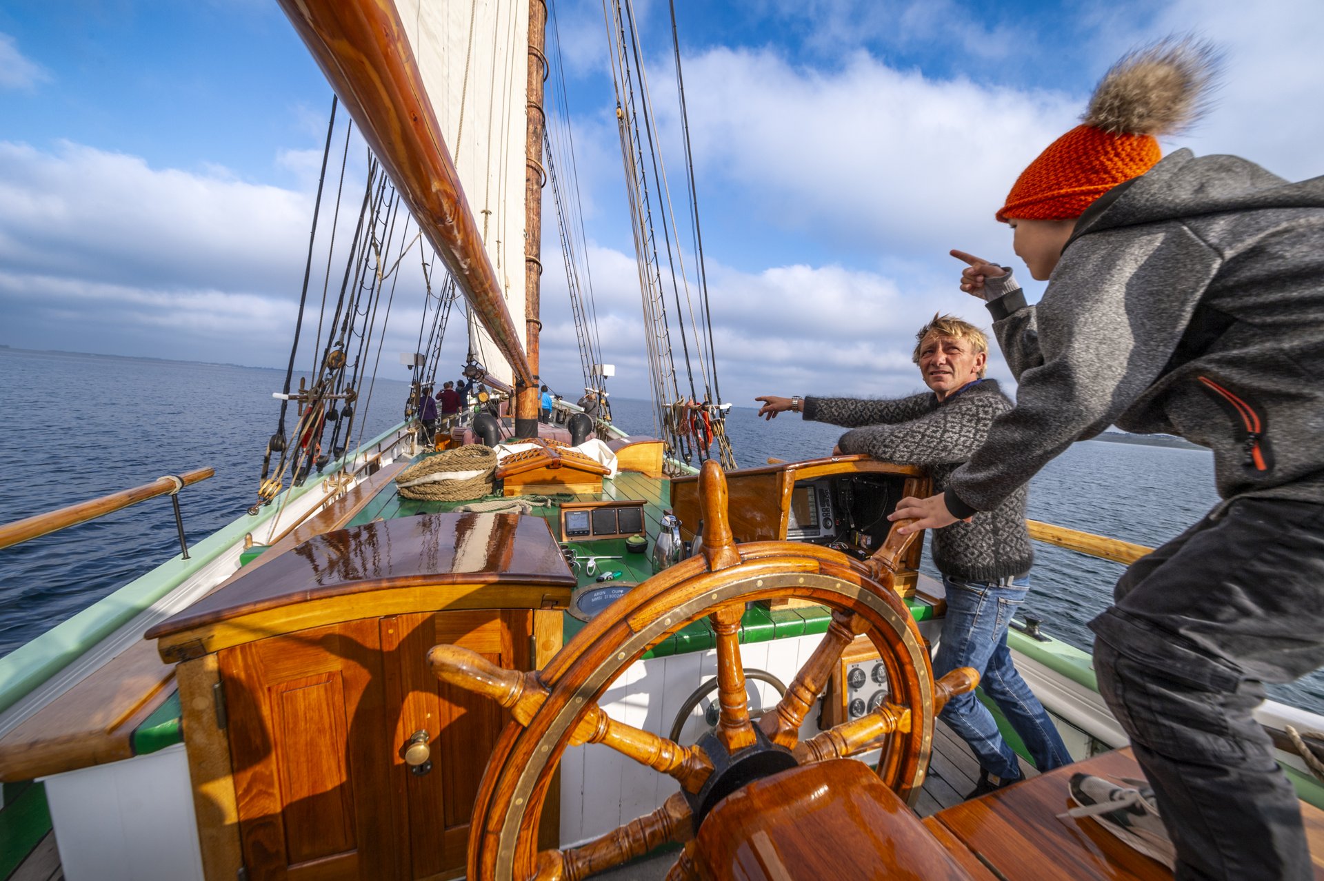 Sailing on Fyn, Sail with Aron