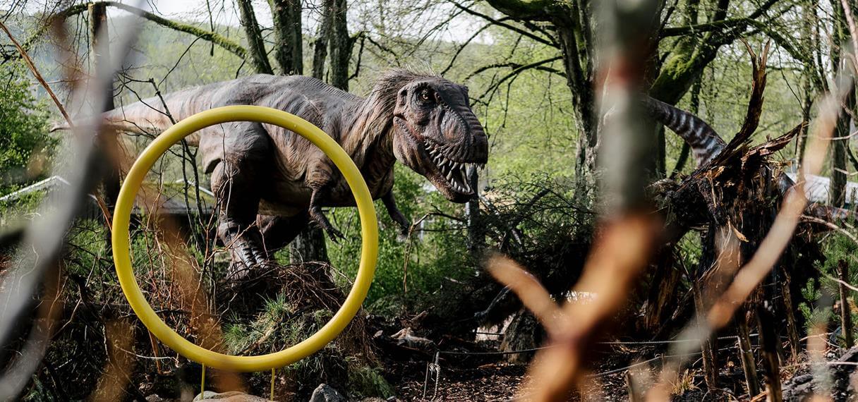 Dinosaur at Aalborg zoo