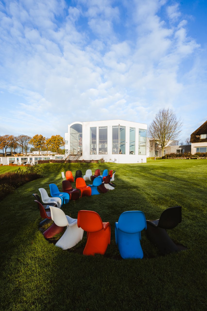 Het Trapholt Museum voor Moderne Kunst in Kolding, Denemarken