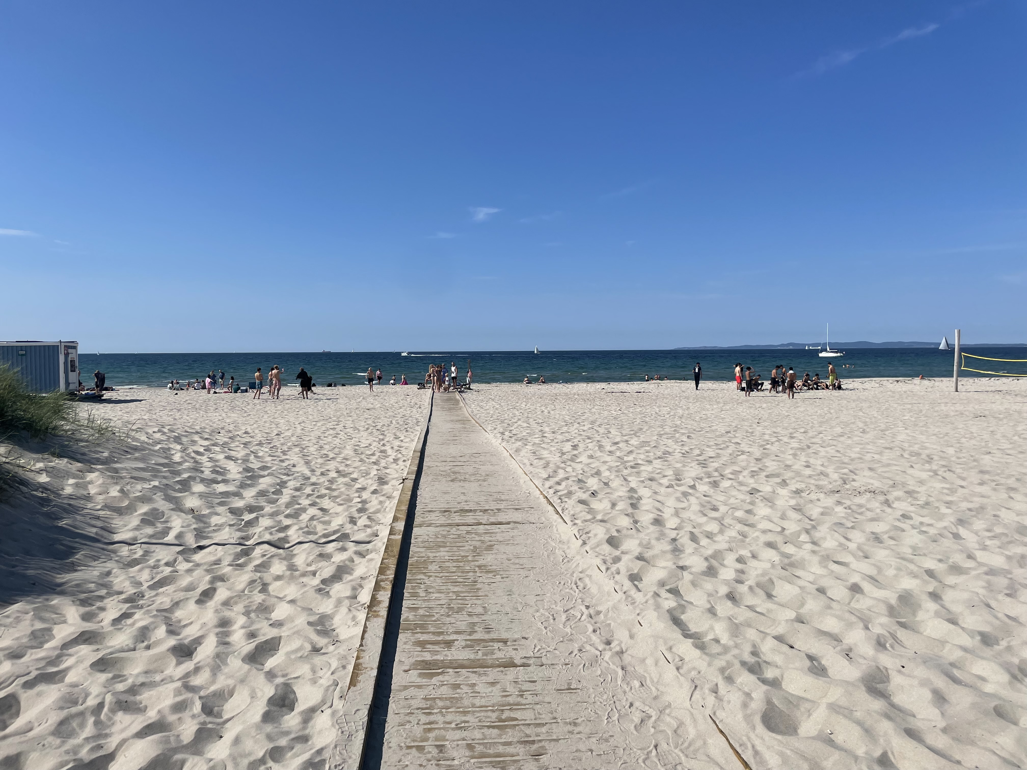 A picture of Hornbæk beach