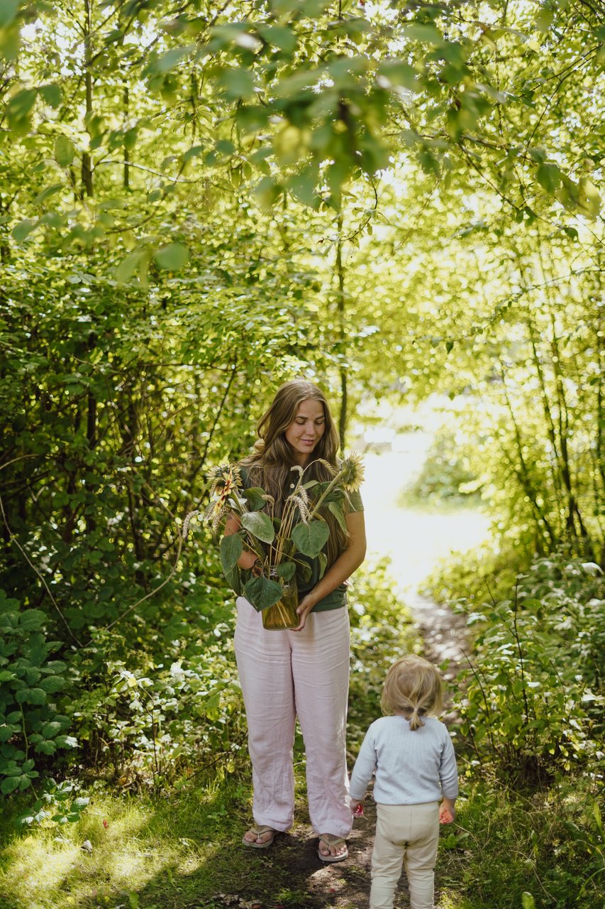 Family in nature on Lolland-Falster